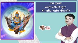 Shani Stotra In Hindi